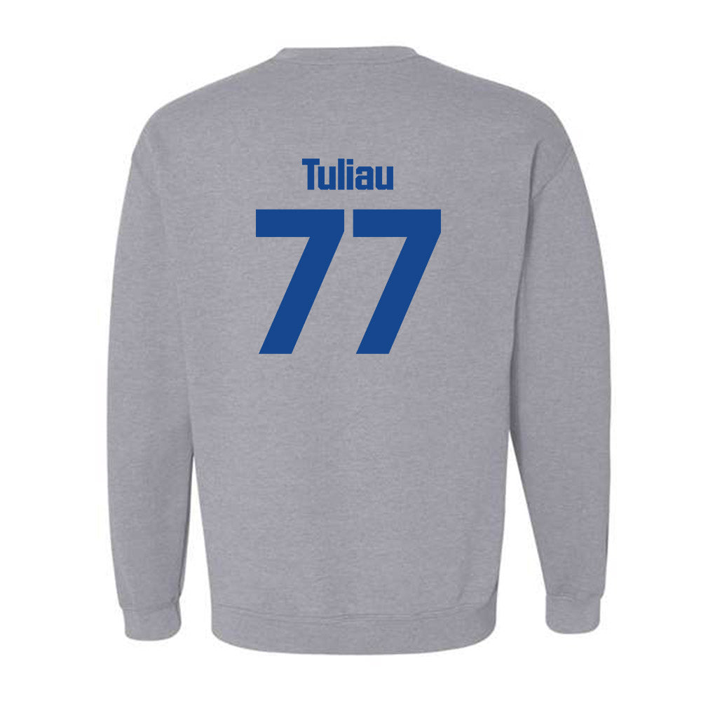 SJSU - NCAA Football : Daniel Tuliau - Classic Shersey Crewneck Sweatshirt-1