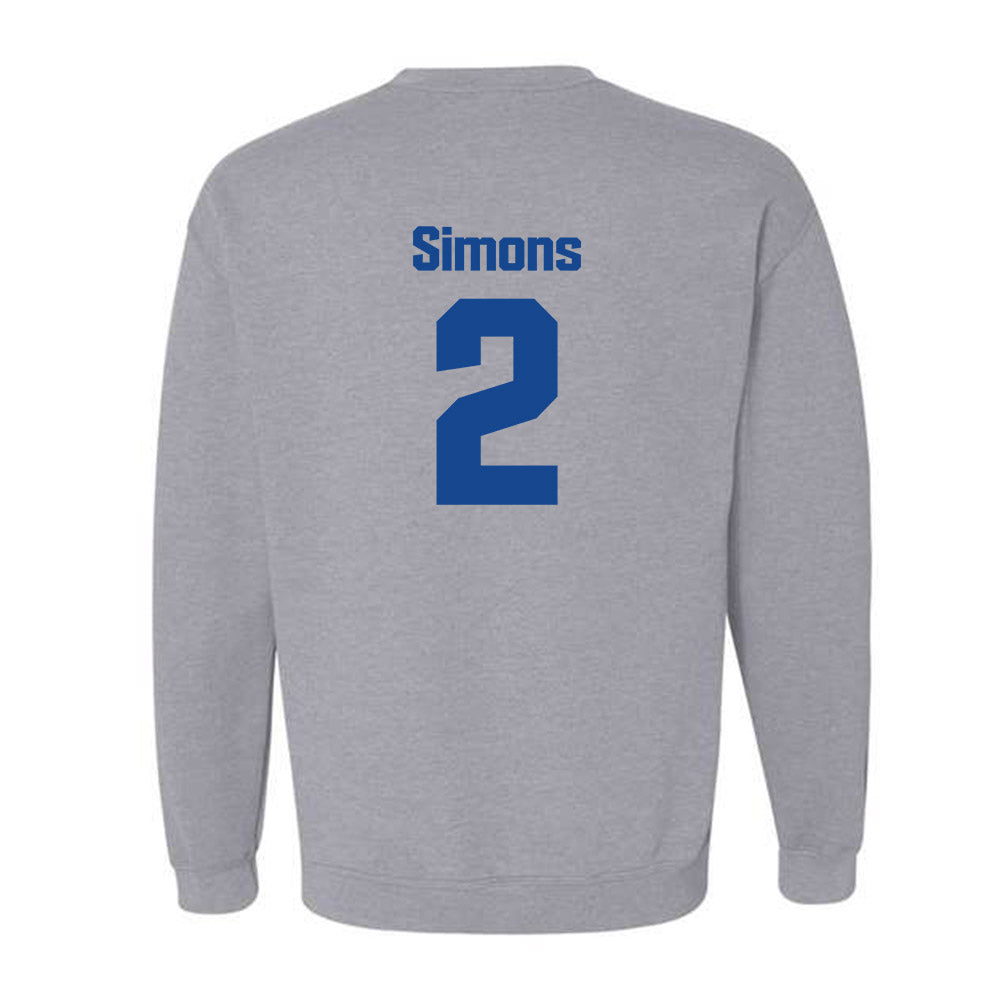 SJSU - NCAA Women's Basketball : McKenna Simons - Classic Shersey Crewneck Sweatshirt-1