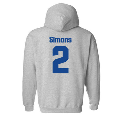 SJSU - NCAA Women's Basketball : McKenna Simons - Classic Shersey Hooded Sweatshirt-1