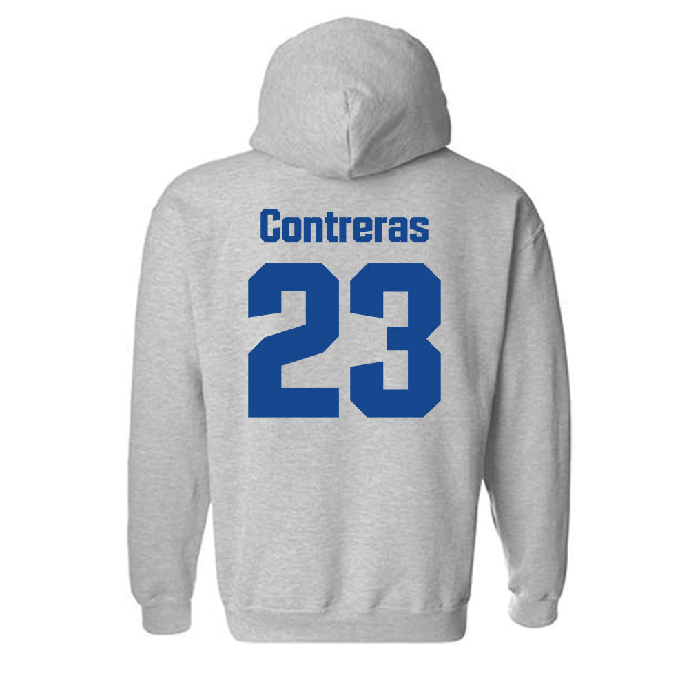 SJSU - NCAA Men's Soccer : Juan Contreras - Classic Shersey Hooded Sweatshirt-1