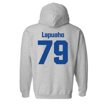 SJSU - NCAA Football : Peseti Lapuaho - Classic Shersey Hooded Sweatshirt-1