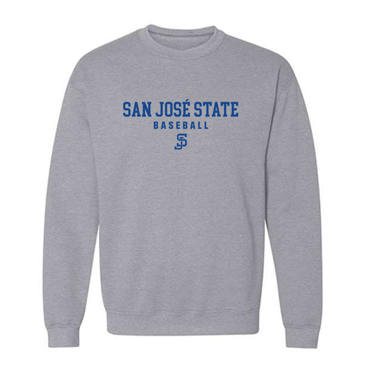 SJSU - NCAA Baseball : Spencer Kratt - Classic Shersey Crewneck Sweatshirt-0