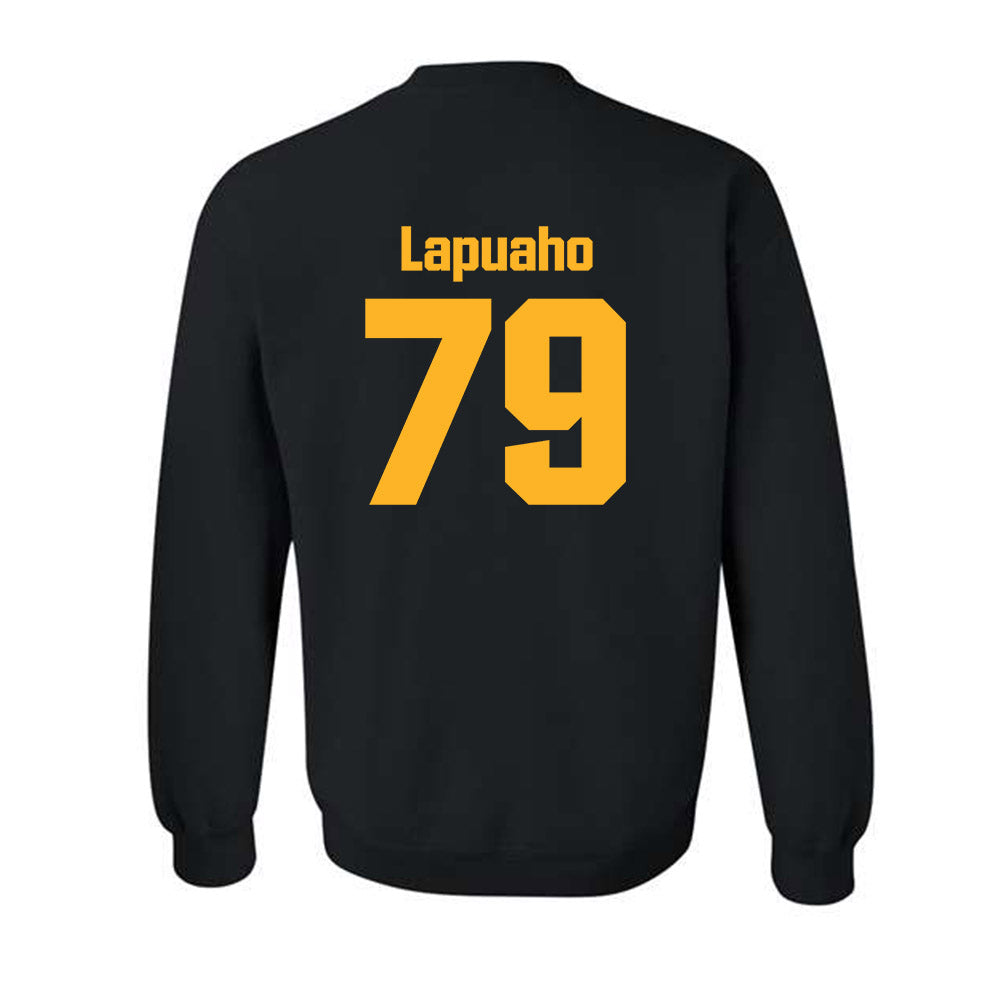 SJSU - NCAA Football : Peseti Lapuaho - Classic Shersey Crewneck Sweatshirt-1