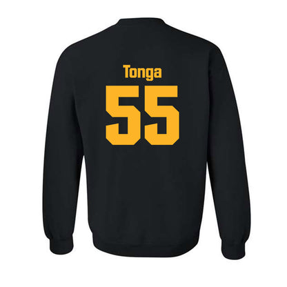 SJSU - NCAA Football : Jordan Tonga - Classic Shersey Crewneck Sweatshirt-1