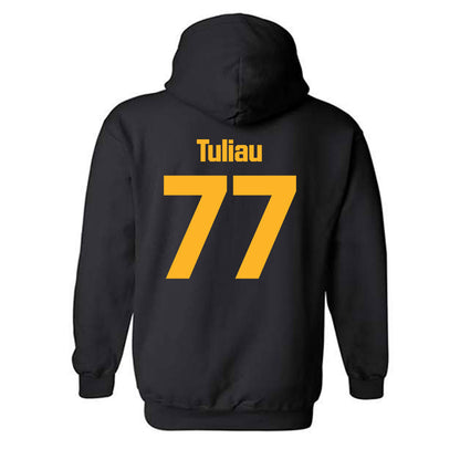 SJSU - NCAA Football : Daniel Tuliau - Classic Shersey Hooded Sweatshirt-1