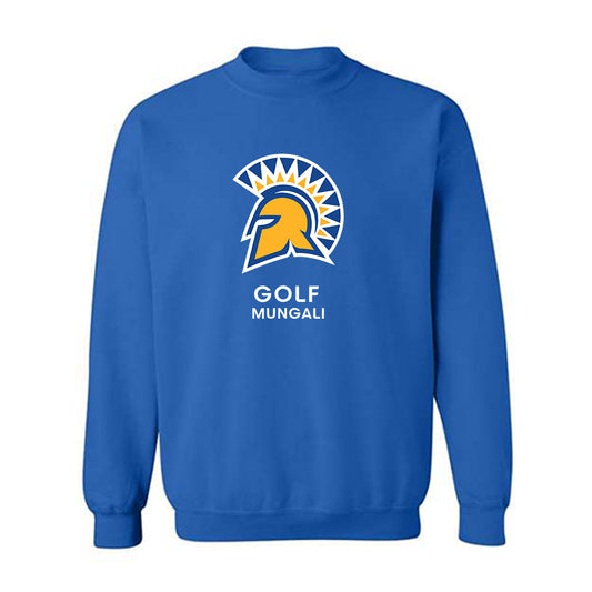 SJSU - NCAA Men's Golf : KC Mungali - Classic Fashion Shersey Crewneck Sweatshirt-0