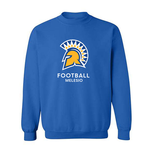 SJSU - NCAA Football : Adrian Melesio - Classic Fashion Shersey Crewneck Sweatshirt-0