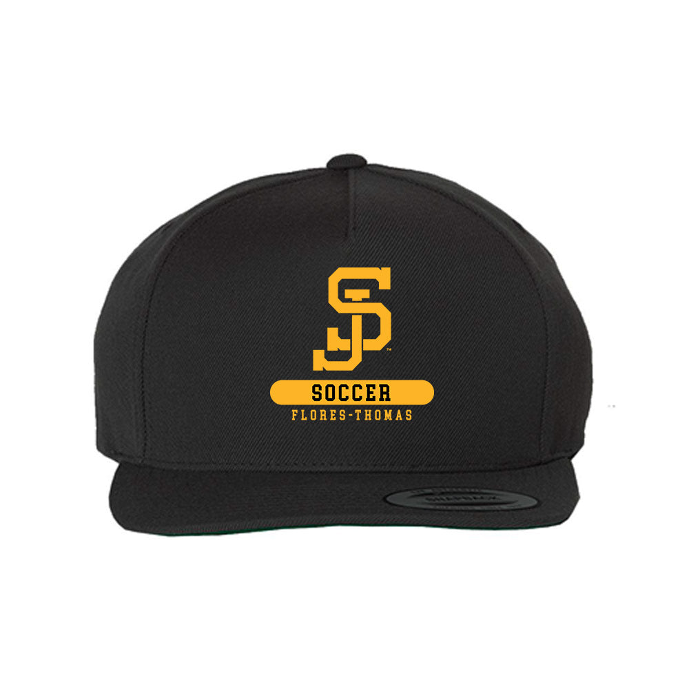 SJSU - NCAA Men's Soccer : Ruben Flores-Thomas - Snapback Hat-0