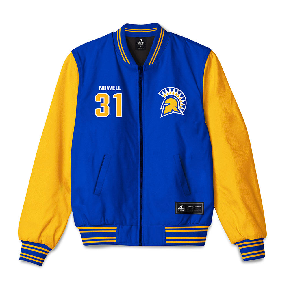SJSU - NCAA Football : Hunter Nowell - Bomber Jacket-0