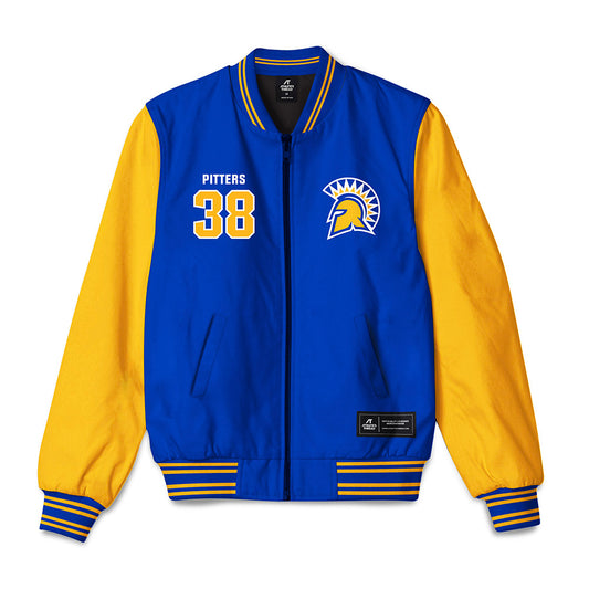 SJSU - NCAA Football : Nassir Pitters - Bomber Jacket-0