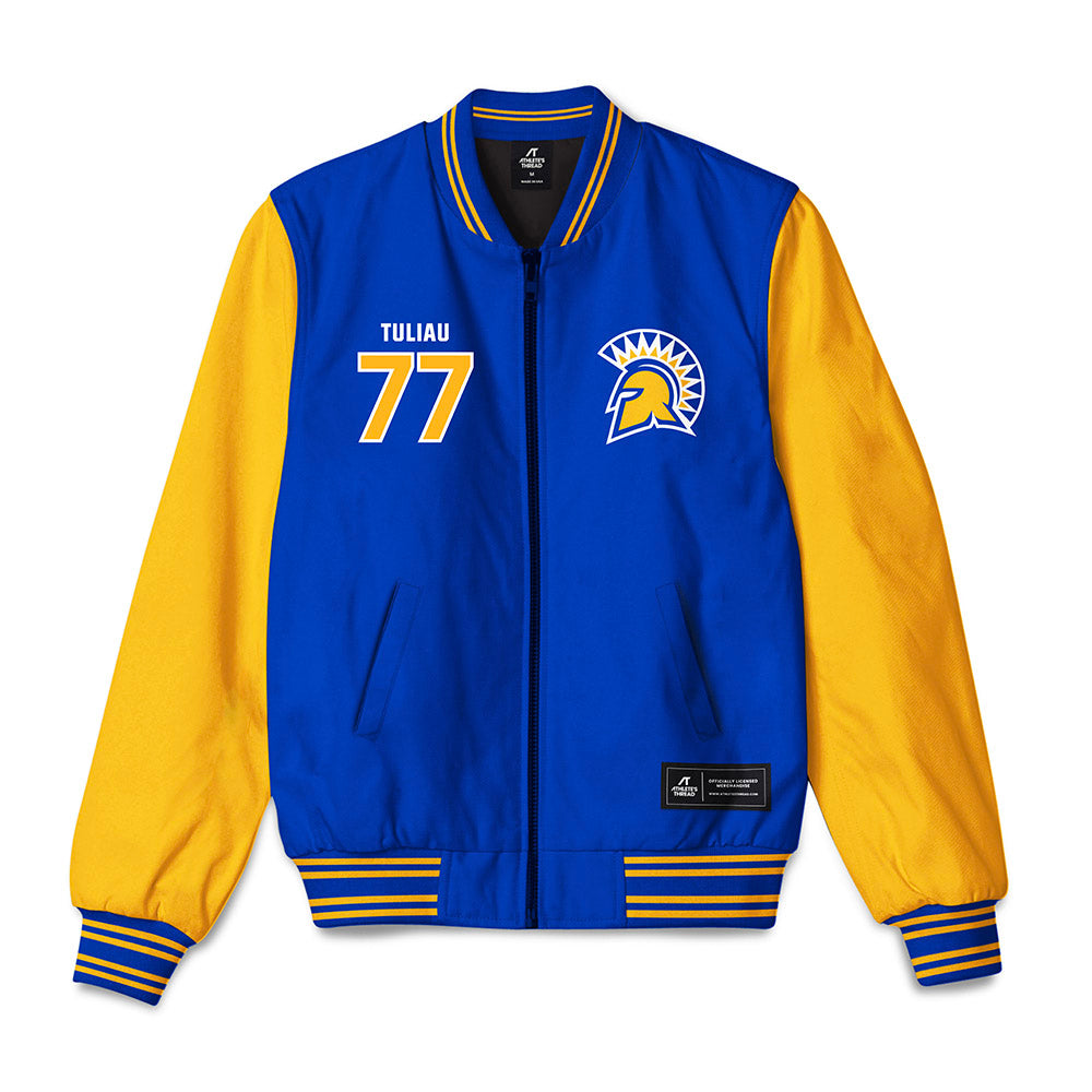 SJSU - NCAA Football : Daniel Tuliau - Bomber Jacket-0