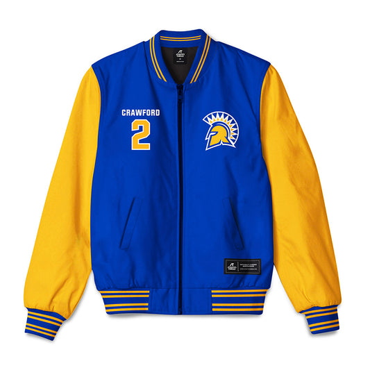 SJSU - NCAA Football : Maliki Crawford - Bomber Jacket-0
