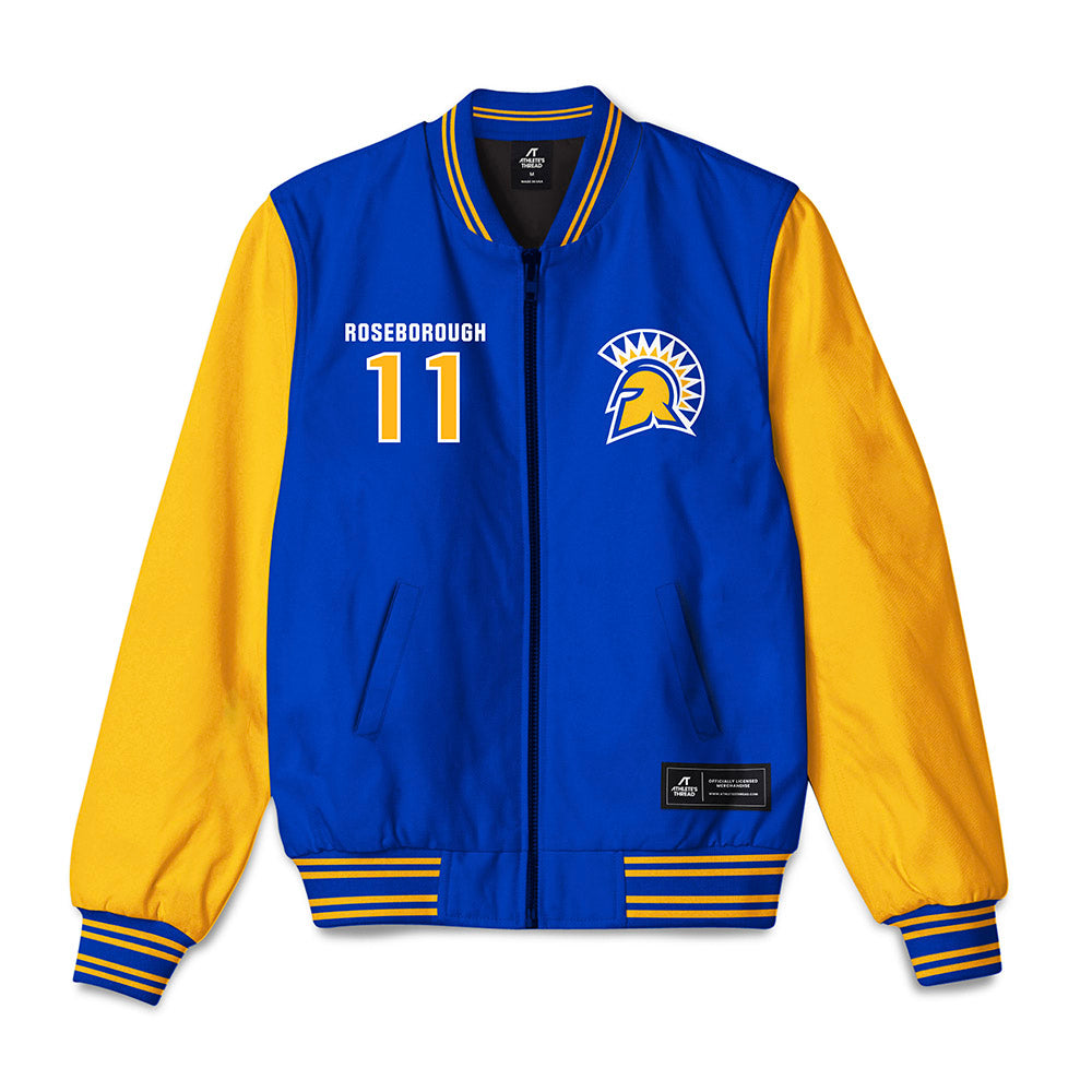 SJSU - NCAA Men's Basketball : Ben Roseborough - Bomber Jacket-0