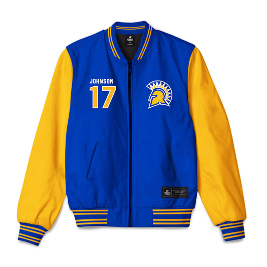 SJSU - NCAA Men's Water Polo : Aidan Johnson - Bomber Jacket-0