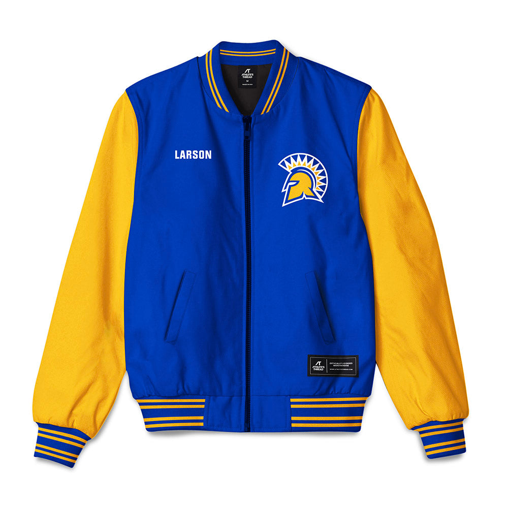 SJSU - NCAA Women's Gymnastics : Kaylee Larson - Bomber Jacket-0