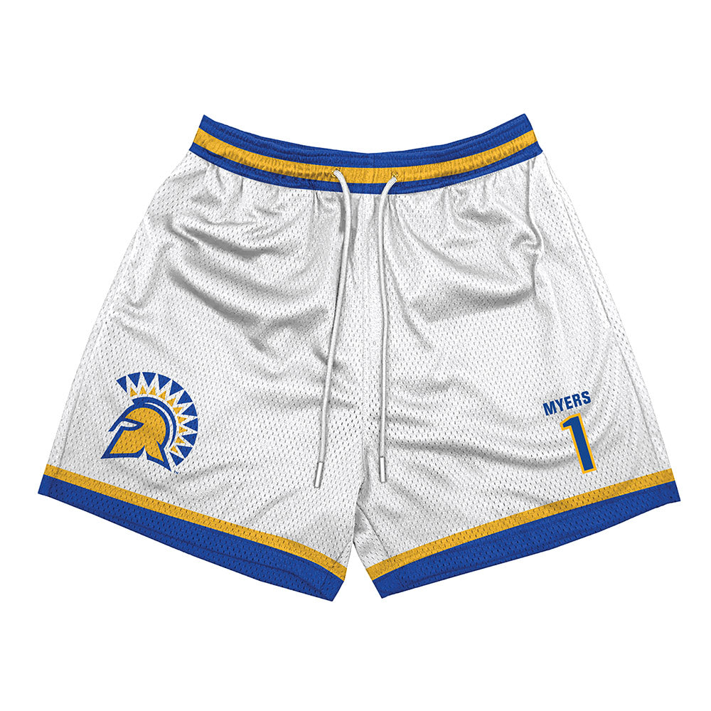 SJSU - NCAA Men's Basketball : Adrian Myers - Shorts-0