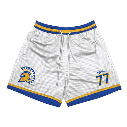 SJSU - NCAA Football : Daniel Tuliau - Shorts-0