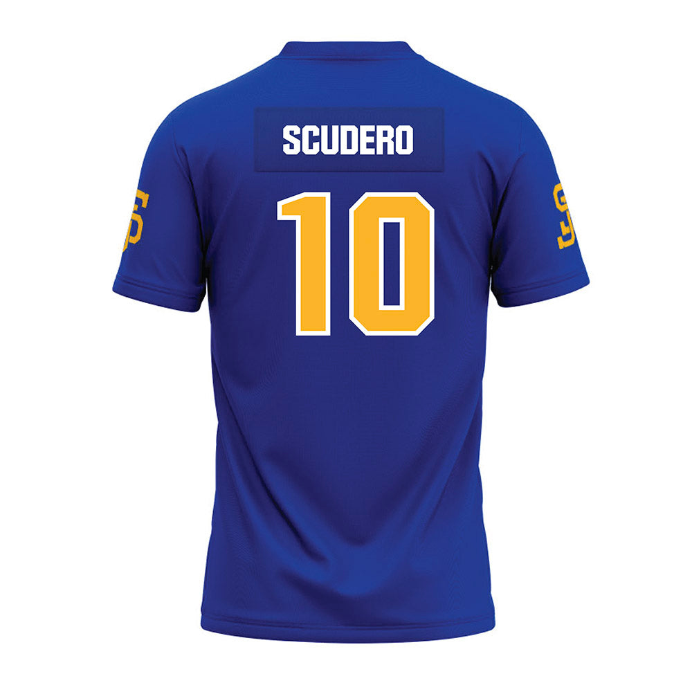 SJSU - NCAA Football : Danny Scudero - Blue Premium Football Jersey-1