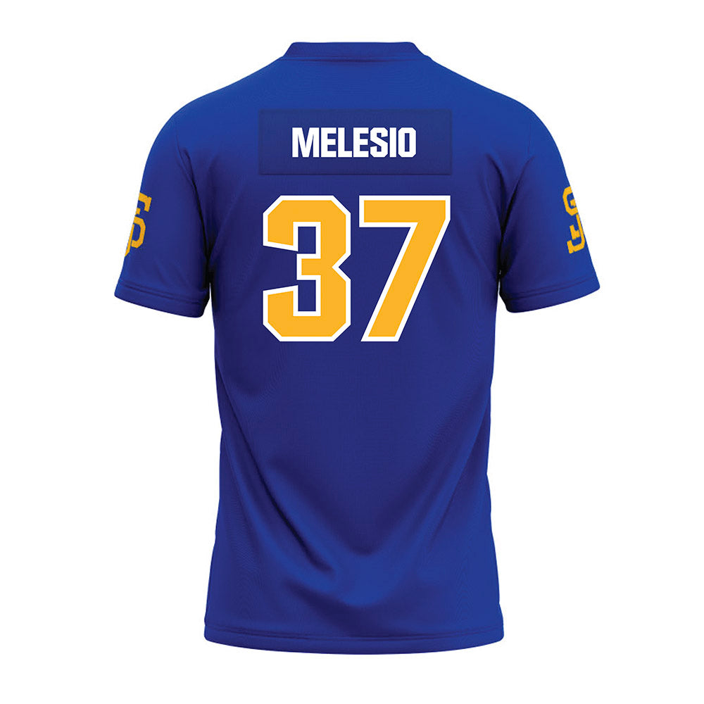 SJSU - NCAA Football : Adrian Melesio - Blue Premium Football Jersey-1