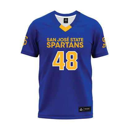 SJSU - NCAA Football : Dejon Roney - Blue Premium Football Jersey-0