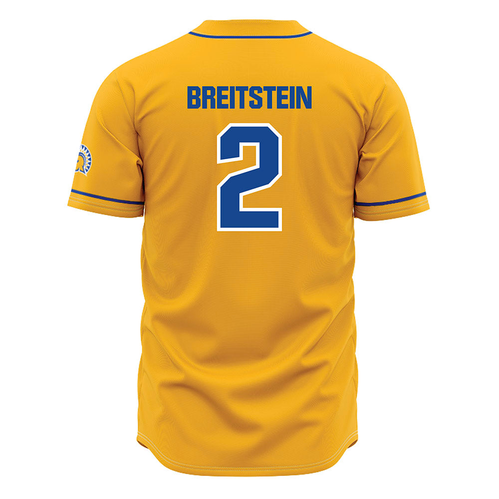 SJSU - NCAA Softball : Paige Breitstein - Gold Jersey-1