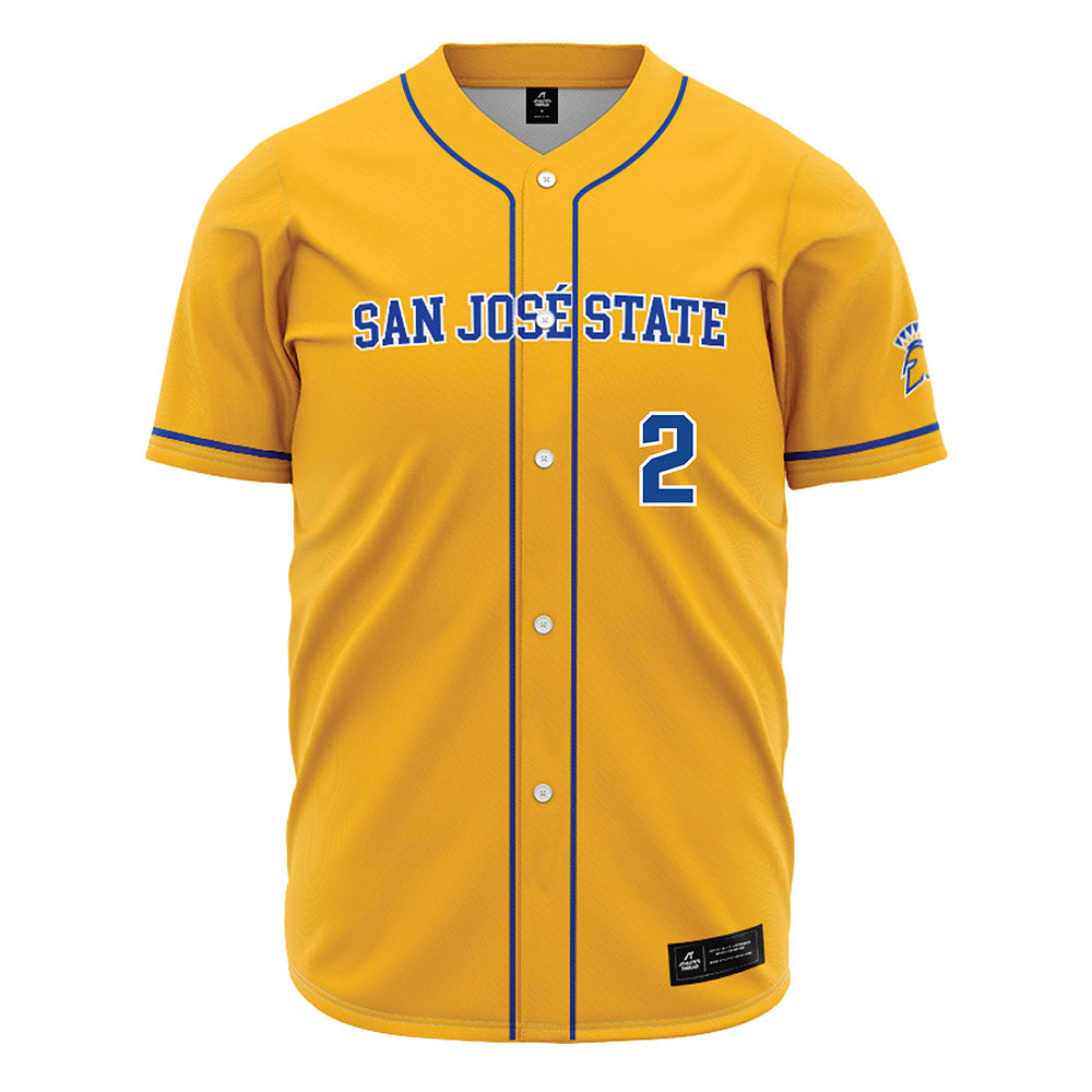 SJSU - NCAA Softball : Paige Breitstein - Gold Jersey-0