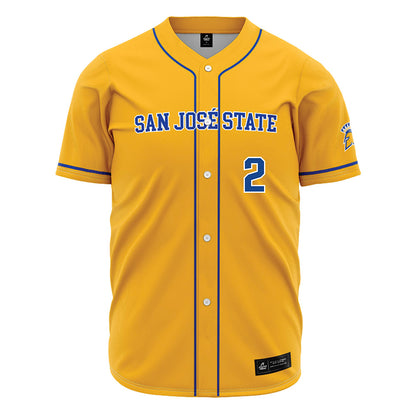 SJSU - NCAA Softball : Paige Breitstein - Gold Jersey-0