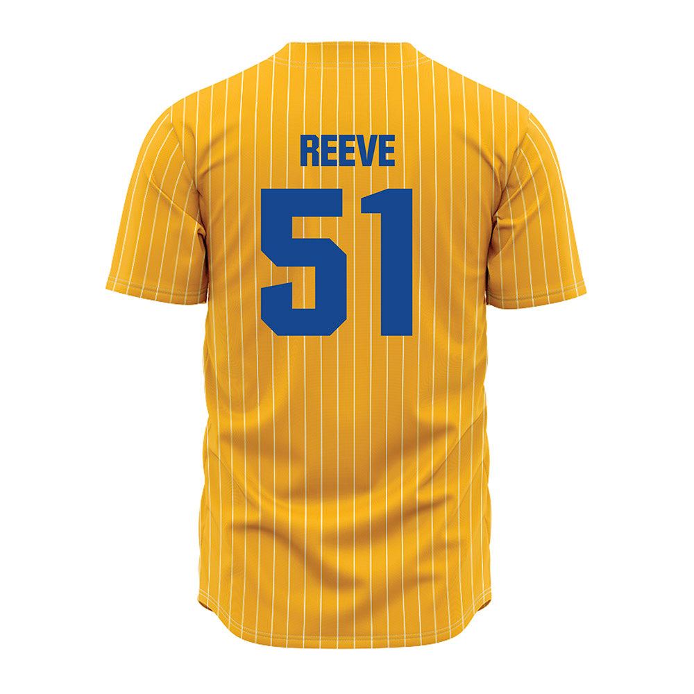 SJSU - NCAA Baseball : Timmy Reeve - Gold Jersey-1