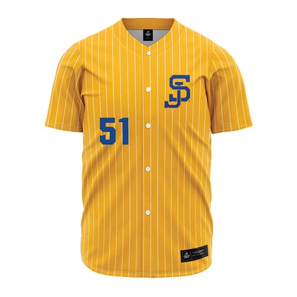 SJSU - NCAA Baseball : Timmy Reeve - Gold Jersey-0