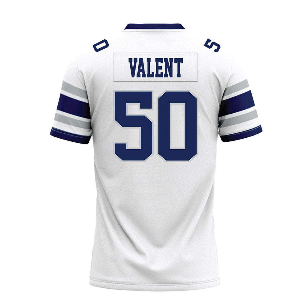 Rice - NCAA Football : Patrick Valent - White Premium Football Jersey