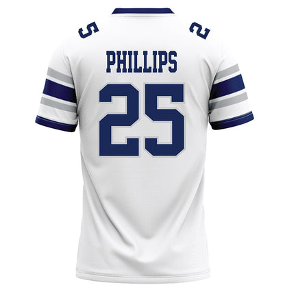 Rice - NCAA Football : Rhys Phillips - White Football Jersey-1