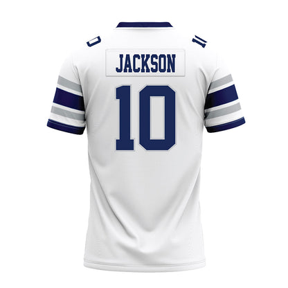 Rice - NCAA Football : Quinton Jackson - White Premium Football Jersey