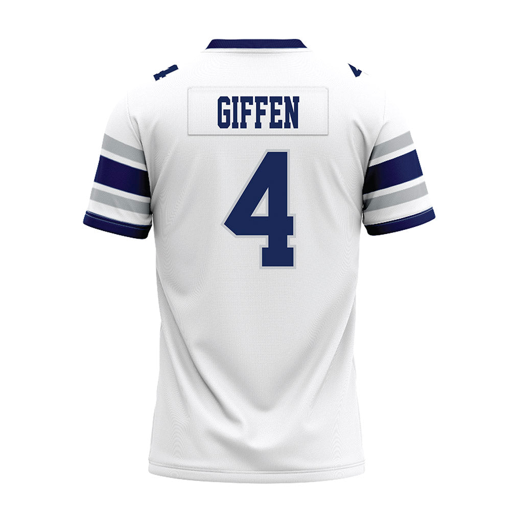 Rice - NCAA Football : Colin Giffen - White Premium Football Jersey