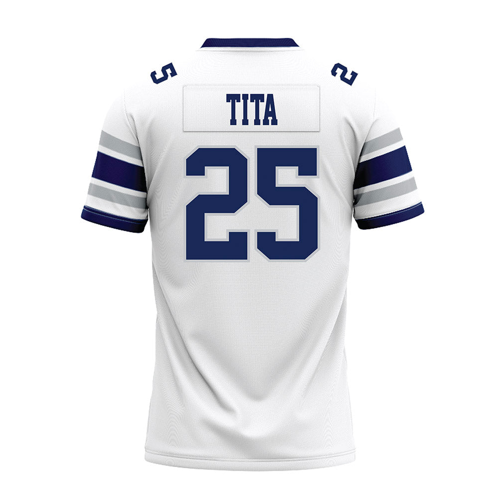 Rice - NCAA Football : Blaise Tita - White Premium Football Jersey-1