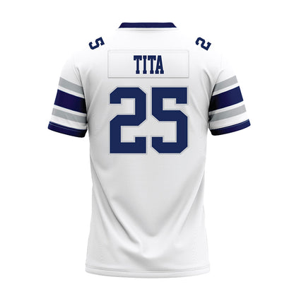 Rice - NCAA Football : Blaise Tita - White Premium Football Jersey-1