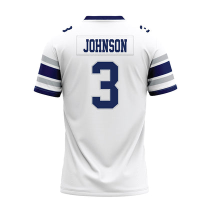 Rice - NCAA Football : JoVoni Johnson - White Premium Football Jersey