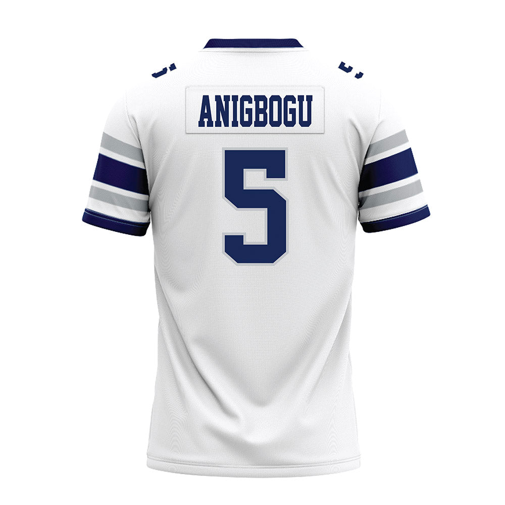 Rice - NCAA Football : Chike Anigbogu - White Premium Football Jersey