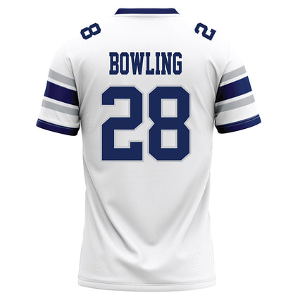 Rice - NCAA Football : Shepherd Bowling - White Football Jersey