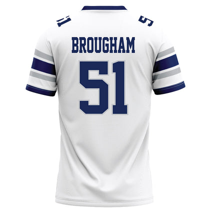 Rice - NCAA Football : Ethan Brougham - White Football Jersey