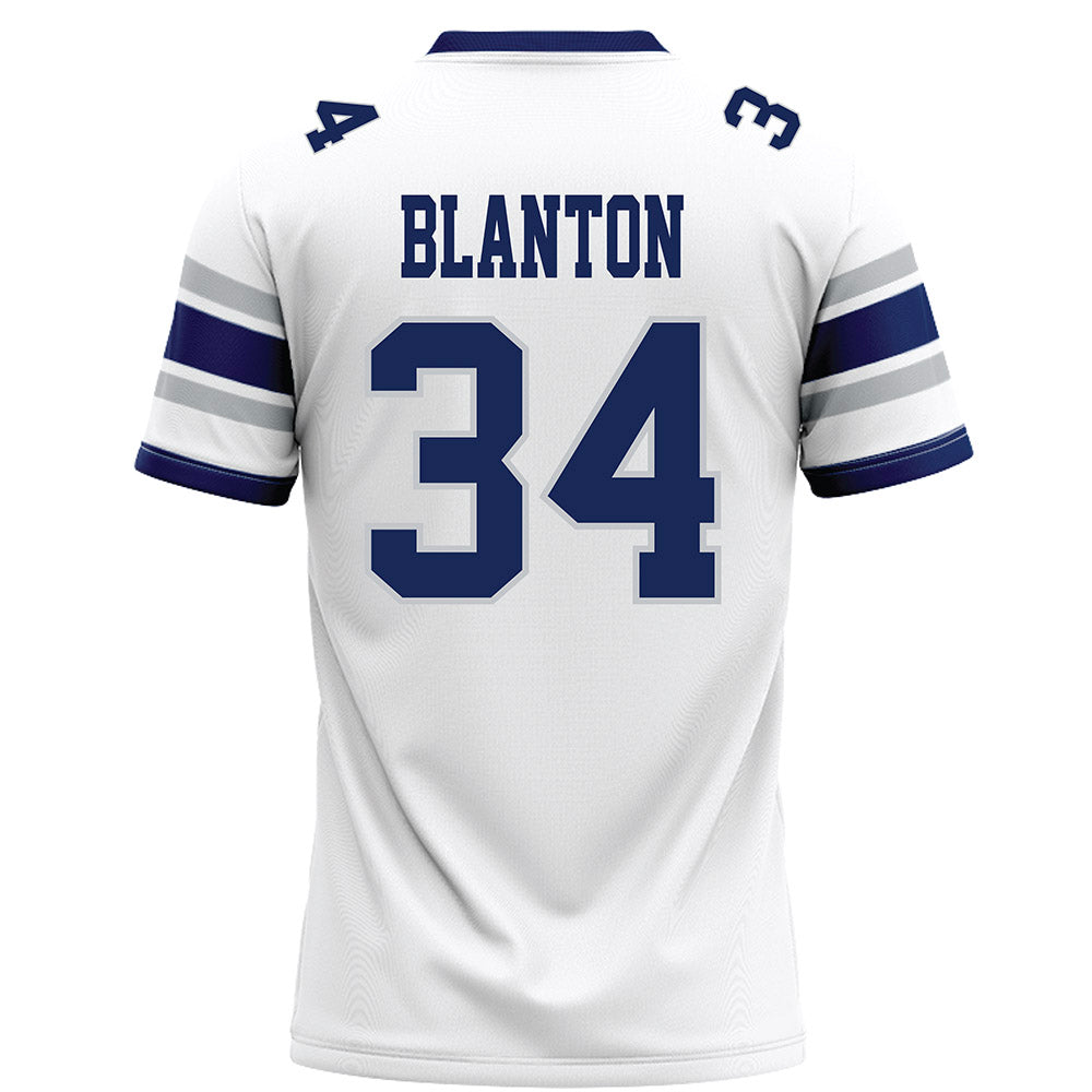 Rice - NCAA Football : Kaleb Blanton - White Football Jersey-1