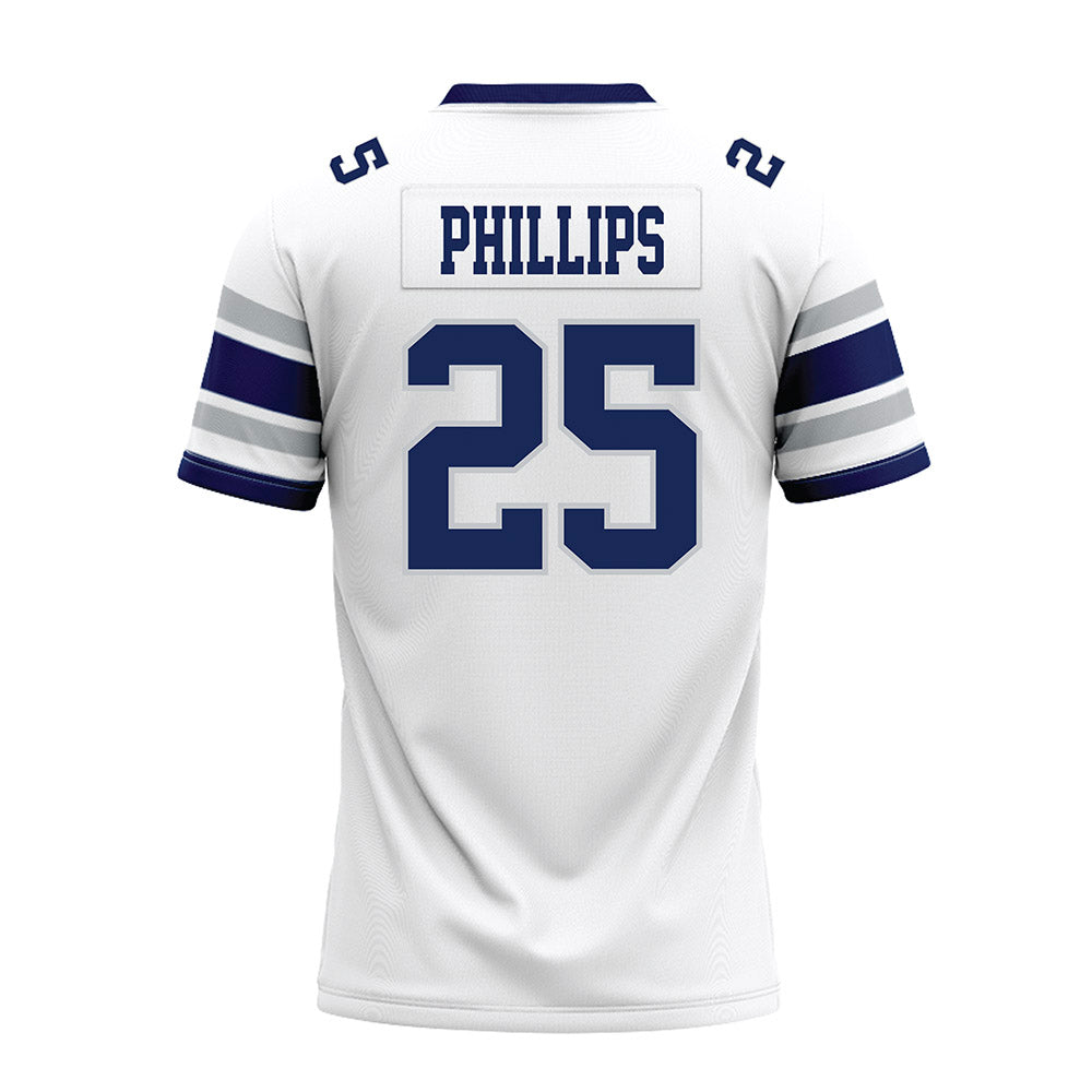 Rice - NCAA Football : Rhys Phillips - White Premium Football Jersey-1