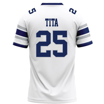 Rice - NCAA Football : Blaise Tita - White Football Jersey-1