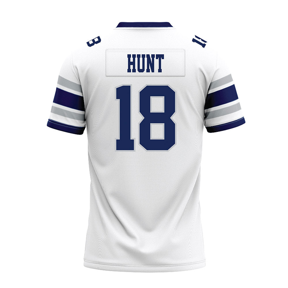 Rice - NCAA Football : Conor Hunt - White Premium Football Jersey