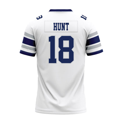 Rice - NCAA Football : Conor Hunt - White Premium Football Jersey