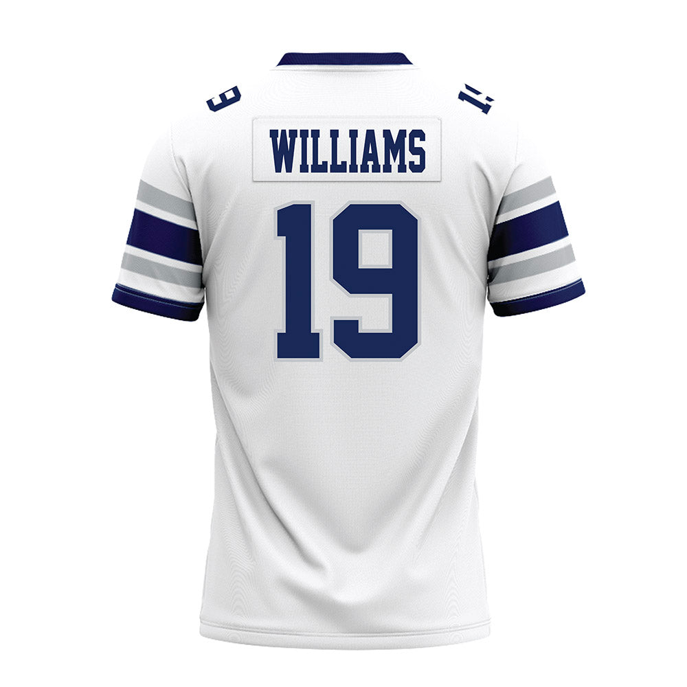 Rice - NCAA Football : Jeremiah Williams - White Premium Football Jersey-1