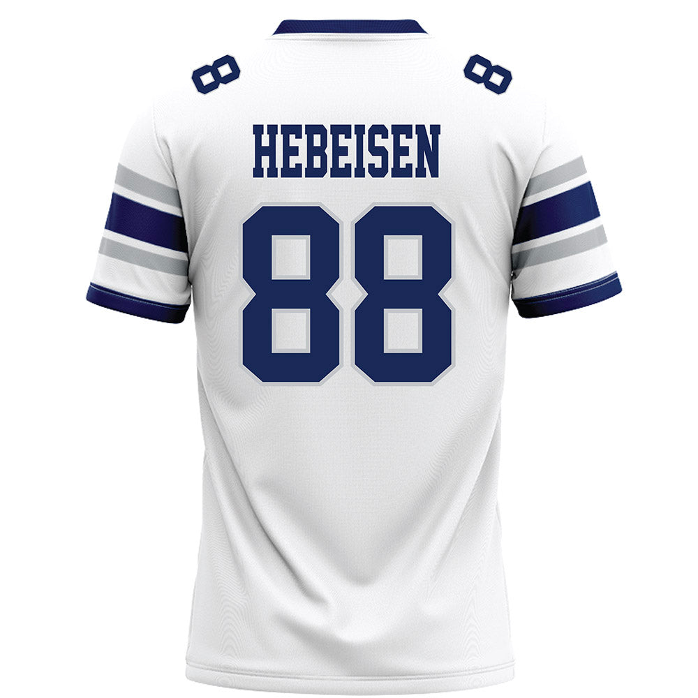 Rice - NCAA Football : Jaggar Hebeisen - White Football Jersey