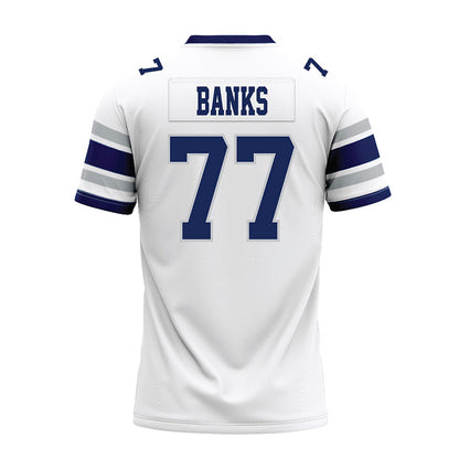 Rice - NCAA Football : Brant Banks - White Premium Football Jersey