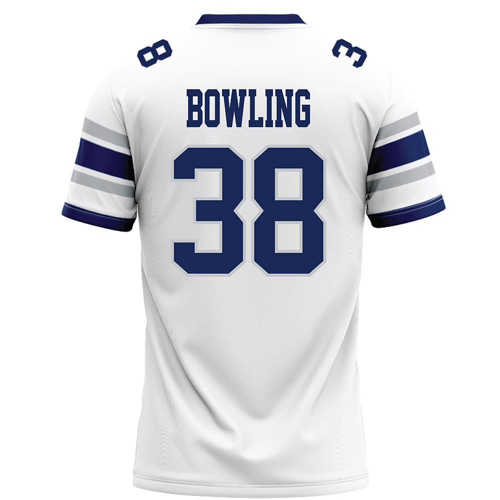 Rice - NCAA Football : Shepherd Bowling - White Football Jersey-1