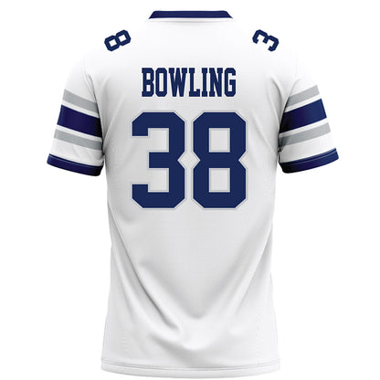 Rice - NCAA Football : Shepherd Bowling - White Football Jersey-1