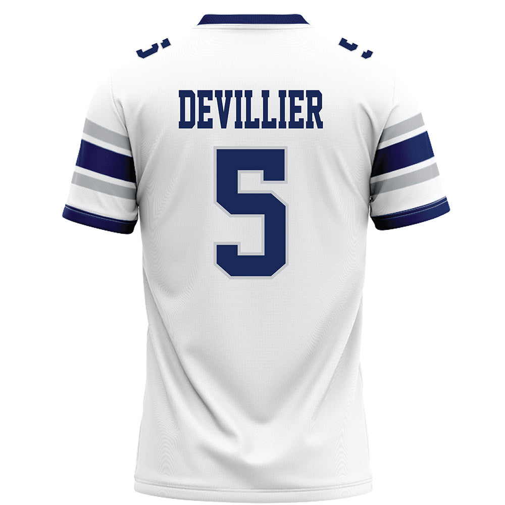 Rice - NCAA Football : Drew Devillier - White Football Jersey-1